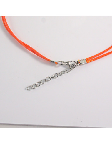 Naszyjnik pomarańczowe kamienie w stylu BOHO...