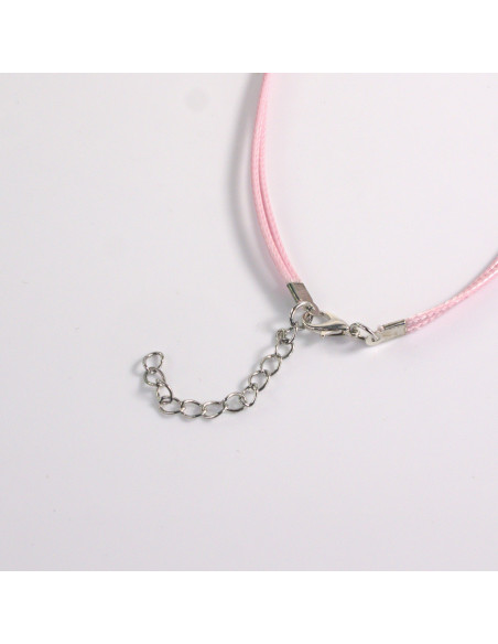 Naszyjnik różowe kamienie w stylu BOHO Lolita Akcesoria