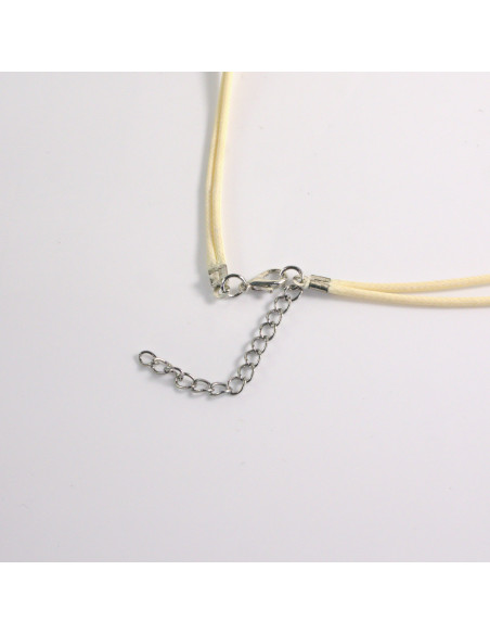 Naszyjnik kamienie ecru w stylu BOHO Lolita Akcesoria