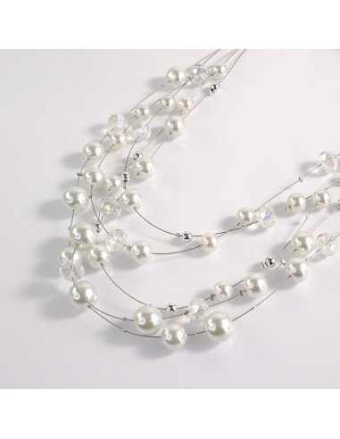 Naszyjnik perłowy na żyłce Lolita Akcesoria