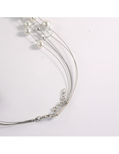 Naszyjnik perłowy na żyłce Lolita Akcesoria