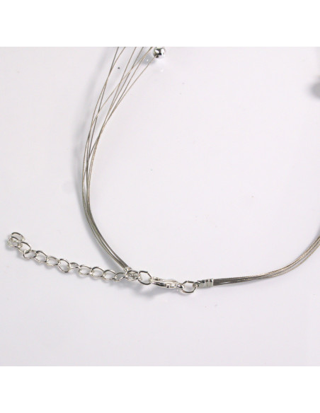 Naszyjnik na żyłce wielokolorowe koraliki Lolita Akcesoria