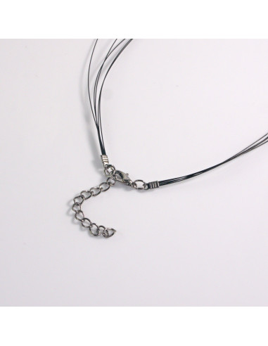 Naszyjnik na żyłce wielokolorowe koraliki...