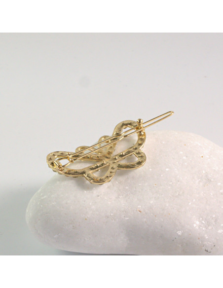 Spinka do włosów ZŁOTY MOTYL CYRKONIA Lolita Akcesoria