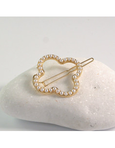 Spinka do włosów KWIAT PERŁA ZŁOTY Lolita Akcesoria