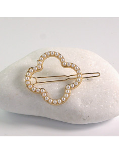 Spinka do włosów KWIAT PERŁA ZŁOTY Lolita Akcesoria 2