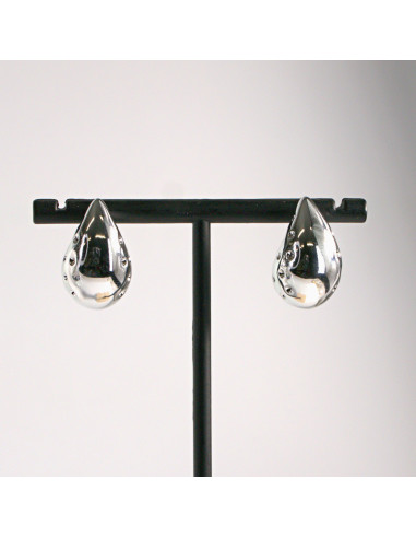 Kolczyki srebrne łezki z dziurkami 2,2cm...