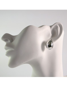 Kolczyki srebrne łezki młotkowane 2,3cm SREBRNY SZTYFT...