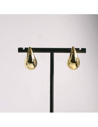 Kolczyki złote łezki gładkie 2,3cm SREBRNY...