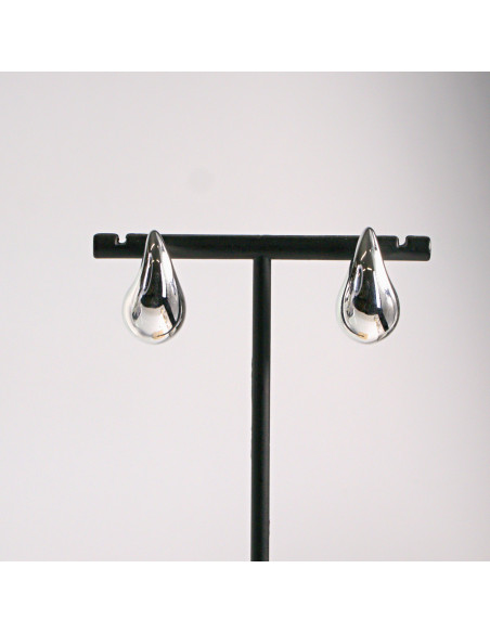 Kolczyki srebrne łezki gładkie 2,3cm SREBRNY SZTYFT 925 Lolita Akcesoria