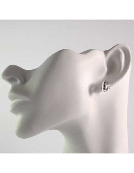 Kolczyki srebrne łezki małe 1,2cm SREBRNY SZTYFT 925 Lolita Akcesoria