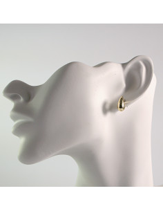 Kolczyki złote łezki małe gładkie 1,2cm SREBRNY SZTYFT...