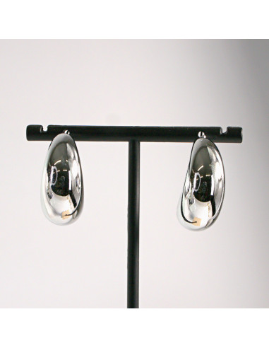 Kolczyki srebrne łezki księżyce 3cm SREBRNY...