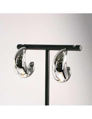 Kolczyki srebrne łezki księżyce 3cm SREBRNY...