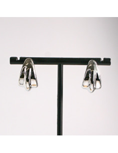 Kolczyki srebrne łezki profilowane 2,3cm SREBRNY SZTYFT...