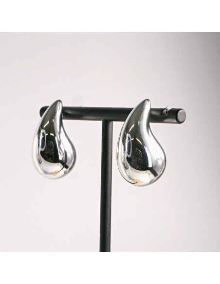 Kolczyki srebrne duże łezki 2,8cm SREBRNY SZTYFT 925 Lolita Akcesoria