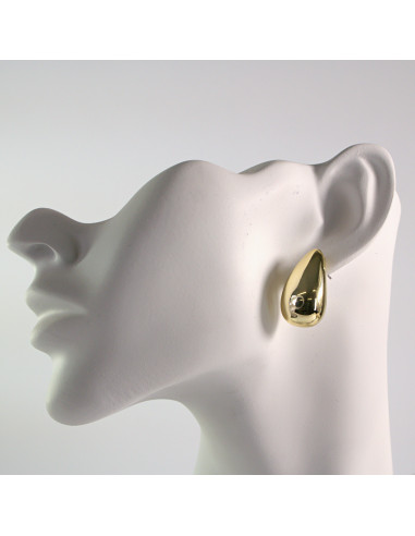 Kolczyki złote łezki proste 2,6cm SREBRNY...