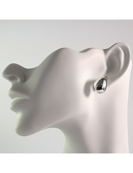 Kolczyki srebrne krople  duże 2,2cm SREBRNY SZTYFT 925 Lolita Akcesoria