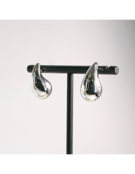 Kolczyki srebrne krople  duże 2,2cm SREBRNY SZTYFT 925 Lolita Akcesoria