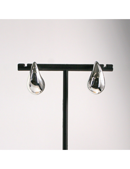 Kolczyki srebrne krople  duże 2,2cm SREBRNY SZTYFT 925 Lolita Akcesoria