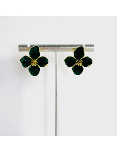Kolczyki ZIELONE KWIATKI Lolita Accessories...