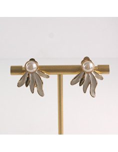 Klipsy do Uszu Lolita Accessories Klips do Ucha KWIATKI Z...