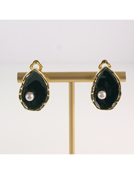 Klipsy do Uszu Lolita Akcesoria Klips do UCHA  ŁEZKI Z PEREŁKĄ