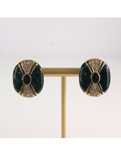 Klipsy do Uszu Lolita Akcesoria Klips do UCHA CZARNE...