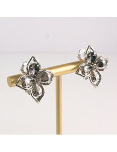 Klipsy do Uszu Lolita Akcesoria Klips do UCHA  SREBRNE... 2