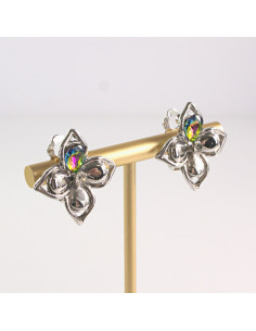 Klipsy do Uszu Lolita Akcesoria Klips do UCHA  SREBRNE... 2