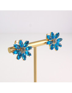 Klipsy do Uszu Lolita Akcesoria Klips do UCHA NIEBIESKIE... 2