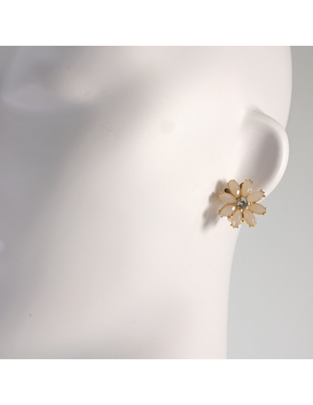 Klipsy do Uszu Lolita Akcesoria Klips do UCHA  KWIATKI