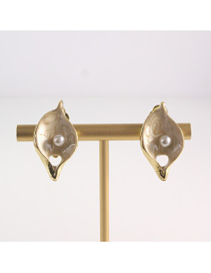 Klipsy do Uszu Lolita Akcesoria Klips do UCHA BEŻOWE...