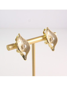 Klipsy do Uszu Lolita Akcesoria Klips do UCHA BEŻOWE... 2