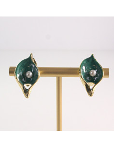 Klipsy do Uszu Lolita Akcesoria Klips do UCHA ZIELONE...