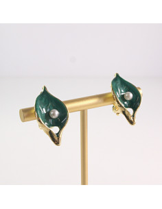 Klipsy do Uszu Lolita Akcesoria Klips do UCHA ZIELONE... 2