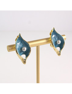 Klipsy do Uszu Lolita Akcesoria Klips do UCHA NIEBIESKIE... 2