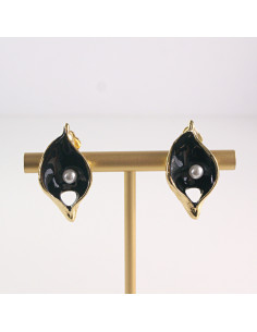 Klipsy do Uszu Lolita Akcesoria Klips do UCHA CZARNE...