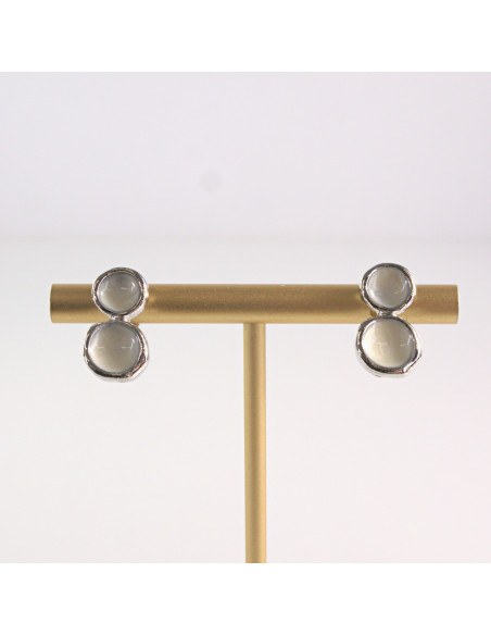 Klipsy do Uszu Lolita Akcesoria Klips do UCHA MINIMALIZM ECRU