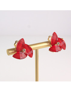 Klipsy do Uszu Lolita Akcesoria Klips do UCHA CZERWONE 2