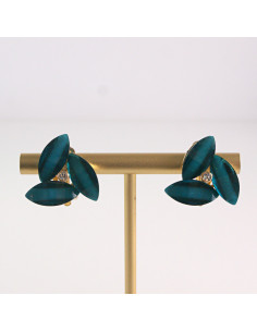 Klipsy do Uszu Lolita Akcesoria Klips do UCHA ZIELONE