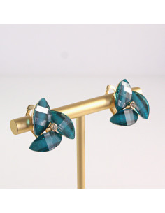 Klipsy do Uszu Lolita Akcesoria Klips do UCHA ZIELONE 2