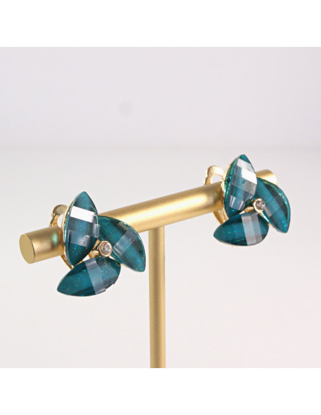 Klipsy do Uszu Lolita Akcesoria Klips do UCHA ZIELONE