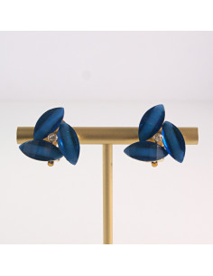 Klipsy do Uszu Lolita Akcesoria Klips do UCHA NIEBIESKI 2