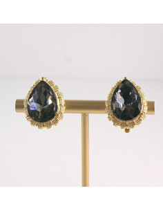 Klipsy do Uszu Lolita Akcesoria Klips do UCHA GRAFITOWE...