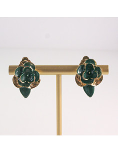 Klipsy do Uszu Lolita Akcesoria Klips do UCHA ZIELONE...