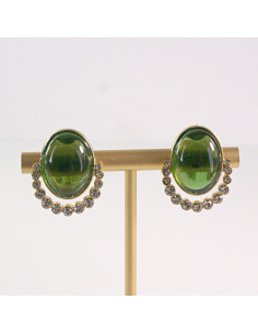 Klipsy do Uszu Lolita Akcesoria Klips do UCHA ZIELONE...