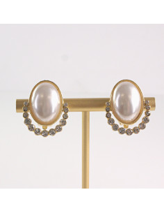 Klipsy do Uszu Lolita Akcesoria Klips do UCHA PERŁOWE...