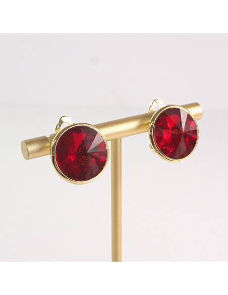 Klipsy do Uszu Lolita Akcesoria Klips do UCHA CZERWONE GUZIKI