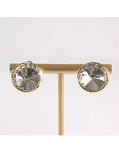 Klipsy do Uszu Lolita Akcesoria Klips do UCHA CRYSTAL GUZIKI